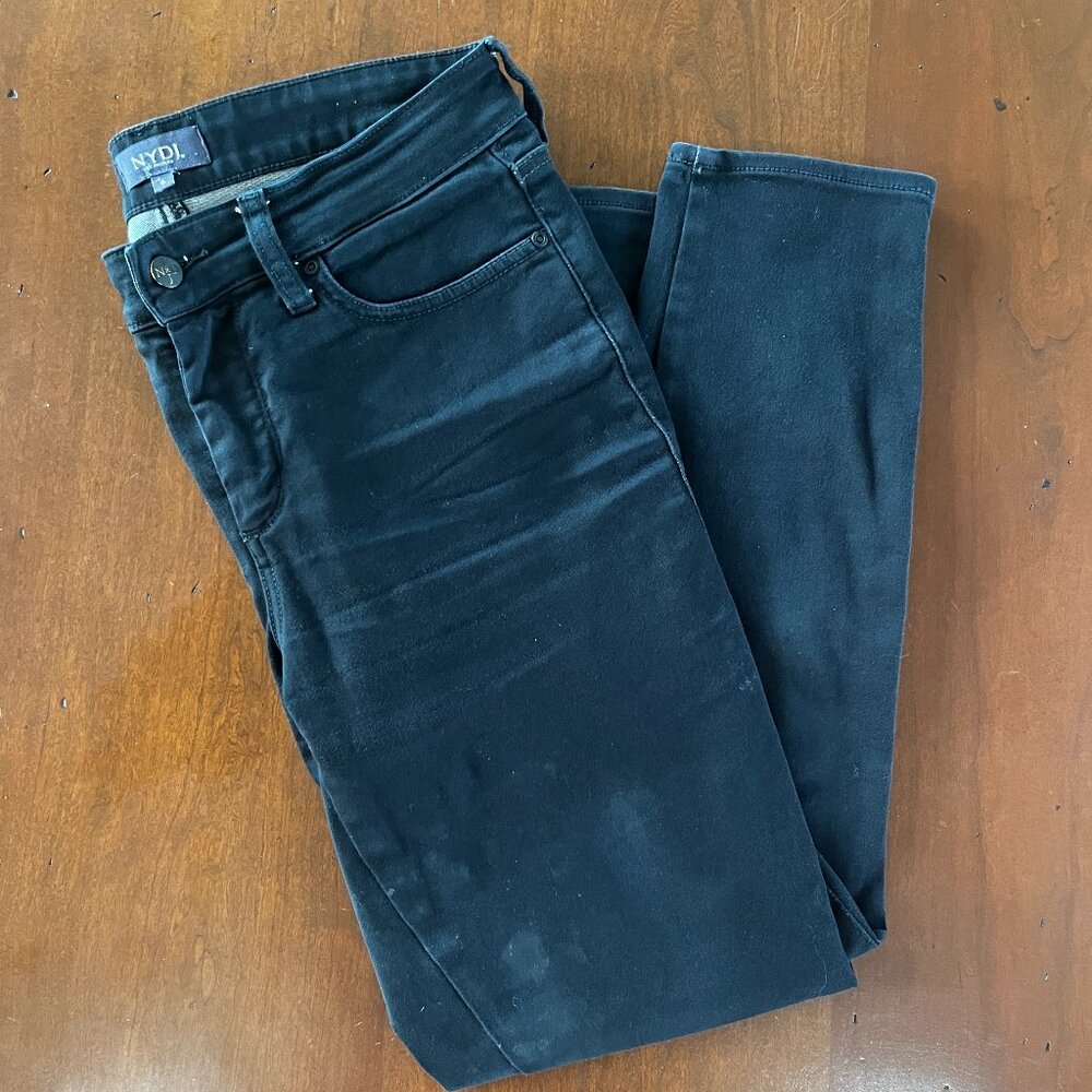NYDJ Black Skinny Legging Jeans Size 6